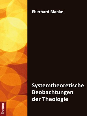 cover image of Systemtheoretische Beobachtungen der Theologie